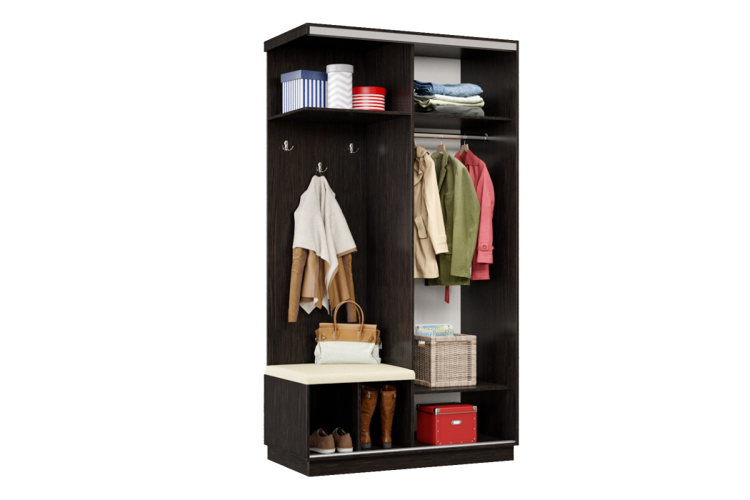 Прихожие, Прихожая Премьер 02 Лайт 11 Левая Мягкая