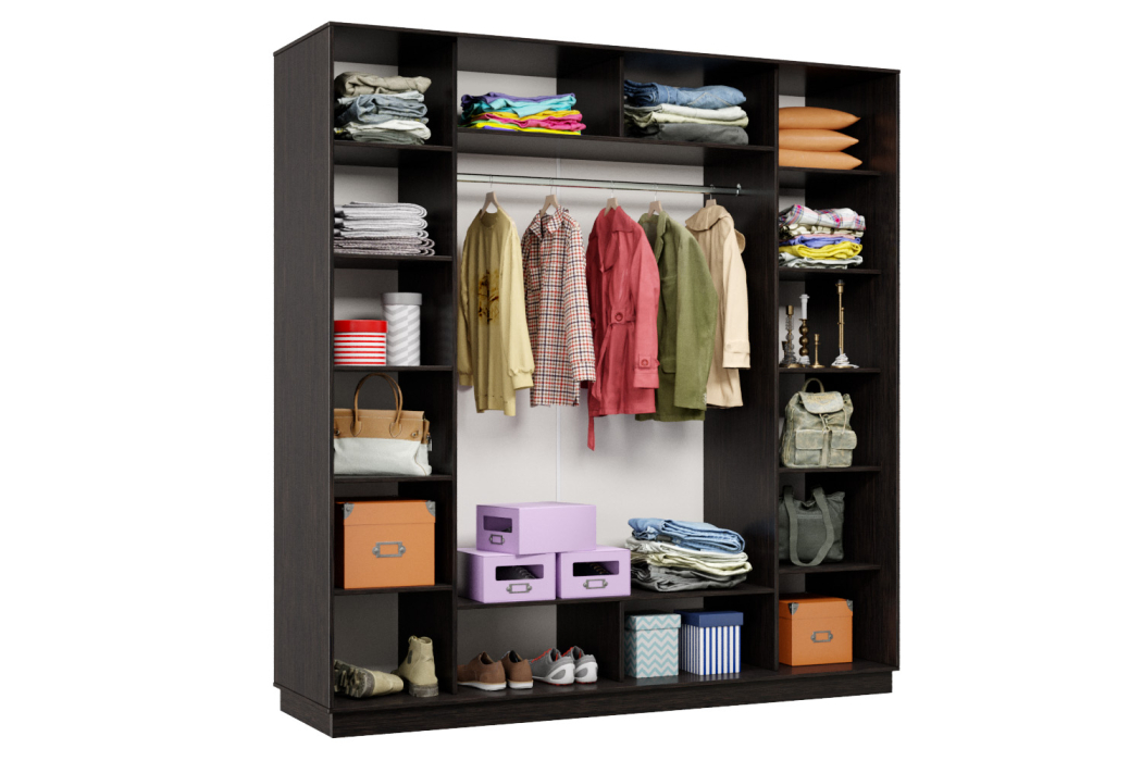 Шкафы-купе 3-х дверные, Шкаф-купе Премьер Лайт 34 (11;11;11) трехдверный