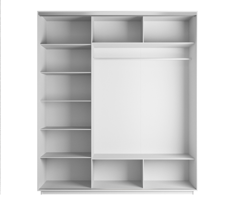 Шкафы-купе, Шкаф-купе Экспресс Элемент трио 2200 x 1800 x 600