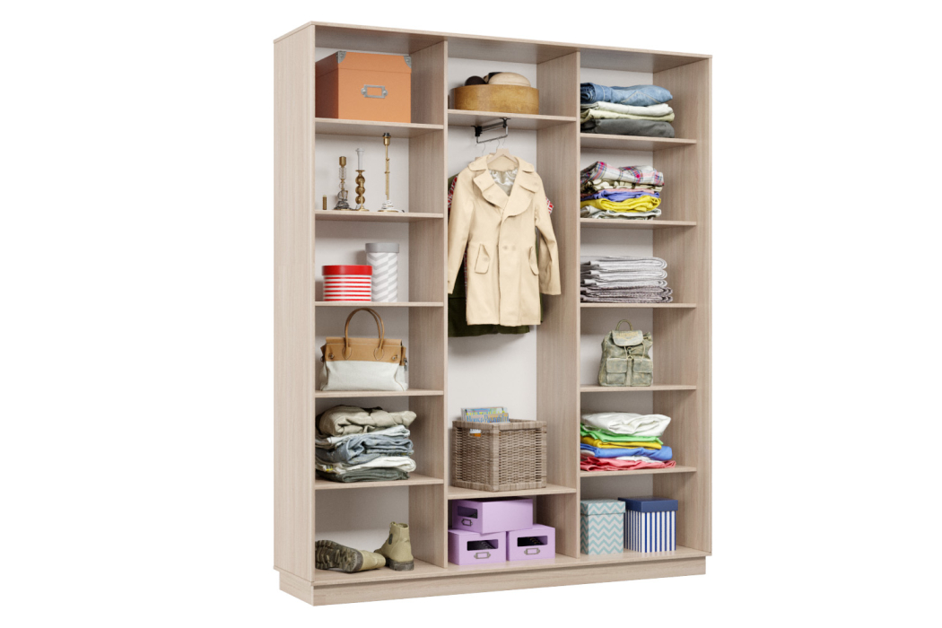 Шкафы-купе 3-х дверные, Шкаф-купе Премьер Лайт 29 (08;11;08) трехдверный