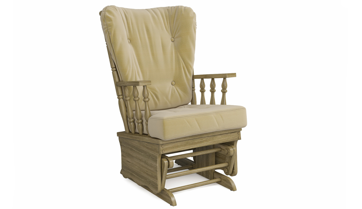 Кресла-качалки, Кресло-качалка Джильо Дуб светлый — бежевый