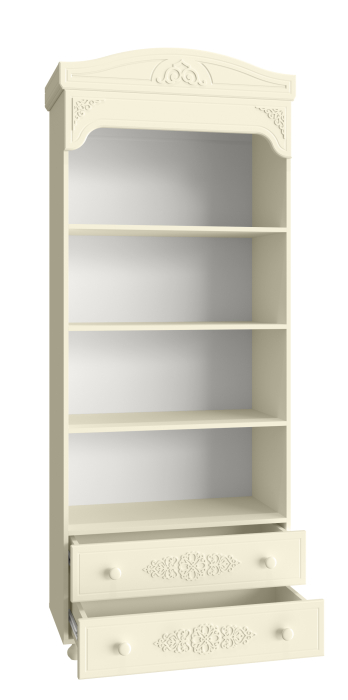 Шкафы пеналы, Шкаф-пенал открытый (Стеллаж) Ассоль плюс АС-3