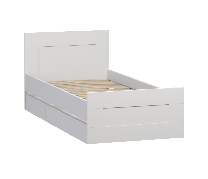 Кровати одноярусные, СИРИУС кровать одинарная 90х200 RU