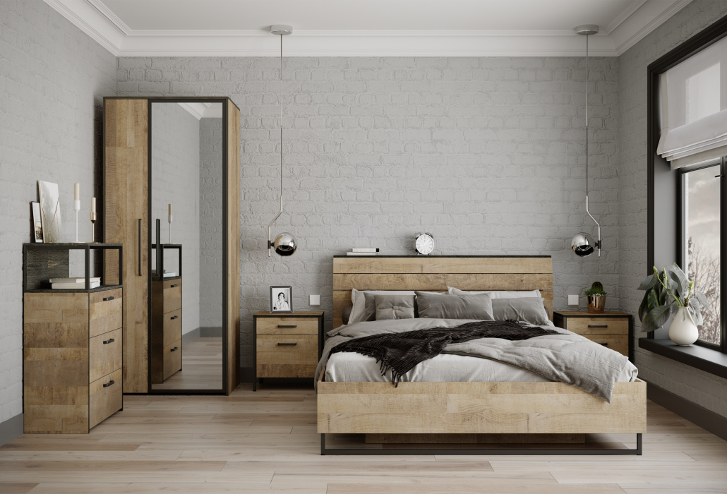 Для одежды, Шкаф Трувор с зеркалом 13.204.01