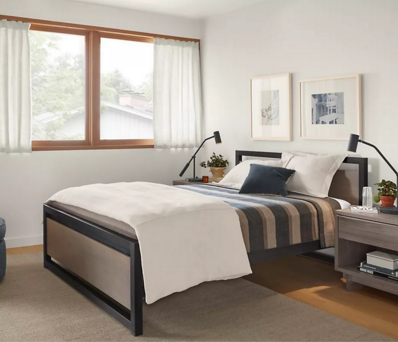 Кровати 120 см, Кровать в стиле лофт Брайтон 1.2