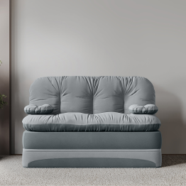 Бескаркасный диван-кровать Клиффорд Мини, спальное место 1550*1900 мм велюр
