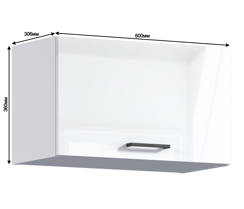 Навесные, Берн шкаф 1 дв 60х36 см