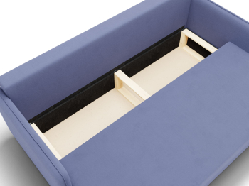 Прямой диван Лотос,еврокнижка,велюр