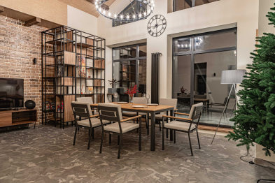 Обеденный комплект OSCAR со столешницей из тика