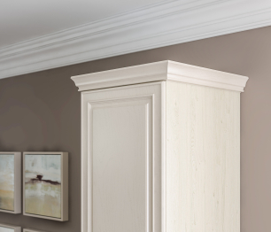 Карниз 500*554 Гранд / Ливерпуль СБ-3535 МДФ Классика Светлый