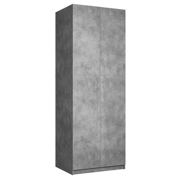 Шкафы распашные, Шкаф складной Е1 Локер ("Гармошка" с системой Push to Move/Правый)81х52.5х220 см, с полками