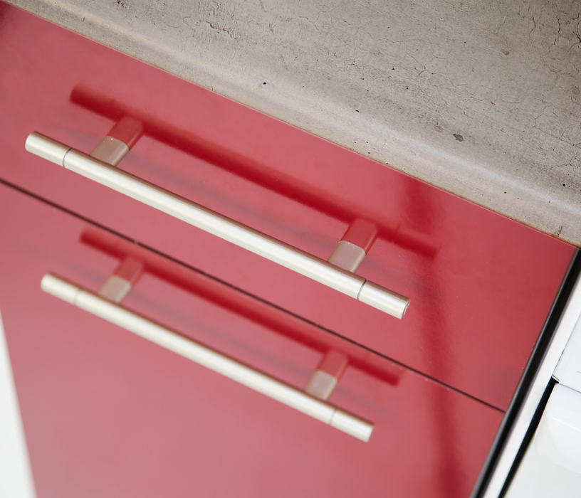 Кухонные гарнитуры, Кухня Элен Белый / Бордо 1,7 м