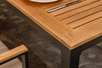 Обеденный комплект OSCAR со столешницей из тика