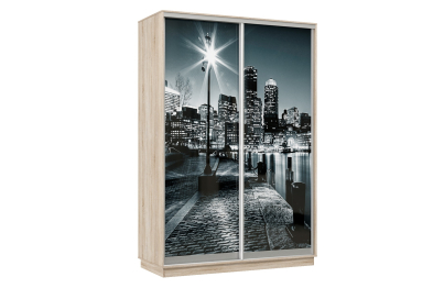 Шкаф-купе Премьер Лайт 12 Ф-1356 двухдверный