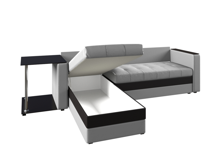 Большие угловые диваны (более 240 см), Диван угловой Дублин кожа