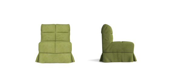 Кресло-кровать Паола зеленый