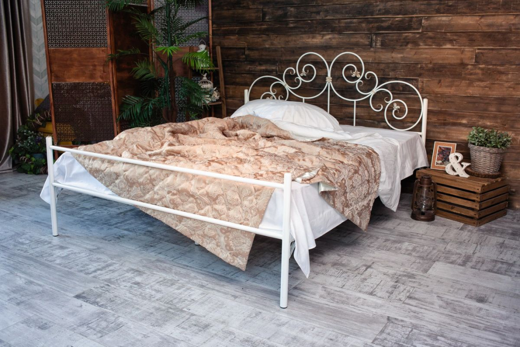 Кованые кровати, Кованая кровать Афина 1.8 с одной спинкой