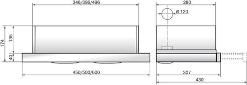 Кухонная вытяжка ELIKOR Интегра GLASS 60Н-400-В2Д