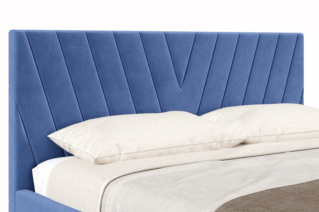 Мягкая кровать, Кровать Палермо 1800 с подъёмным механизмом, велюр