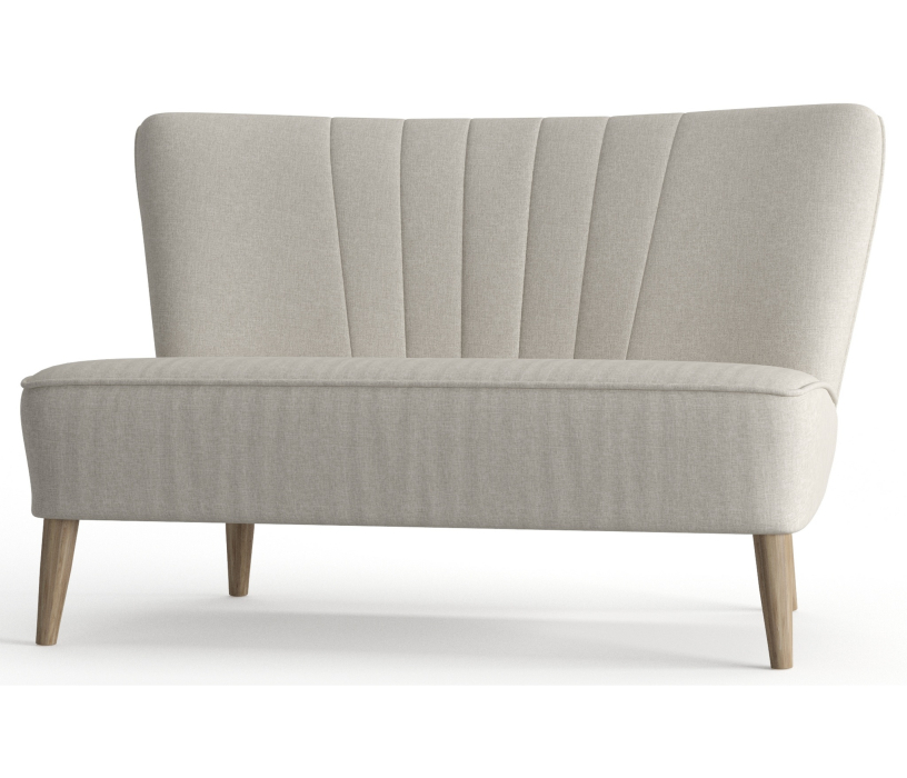 Дизайнерские диваны для гостиной, Диван прямой Зола, Рогожка