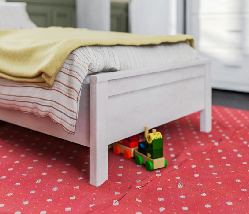 Детские кровати, Кровать Прованс СБ-2563 900 с матрасом Боннет