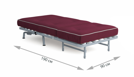 Кресло-кровать Вилли Сканди бордовый