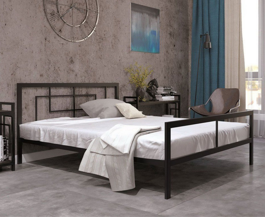 Кровати 160 см, Кровать в стиле лофт Кантерано 1.6