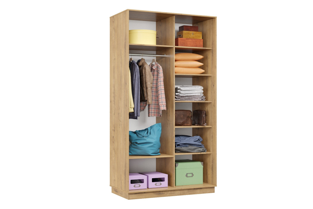 Шкафы-купе 2-х дверные, Шкаф-купе Премьер МИНИ 04 (01ЗГ;01ЗГ) фасады зеркало графит/двухдверный/Профиль чёрный муар