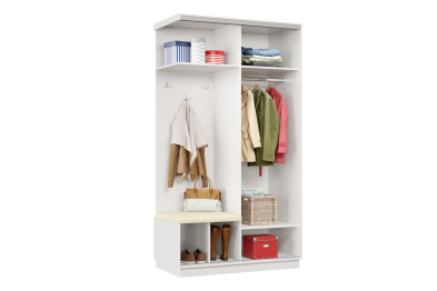 Прихожая Премьер 02 Лайт Мини 05  Левая Мягкая