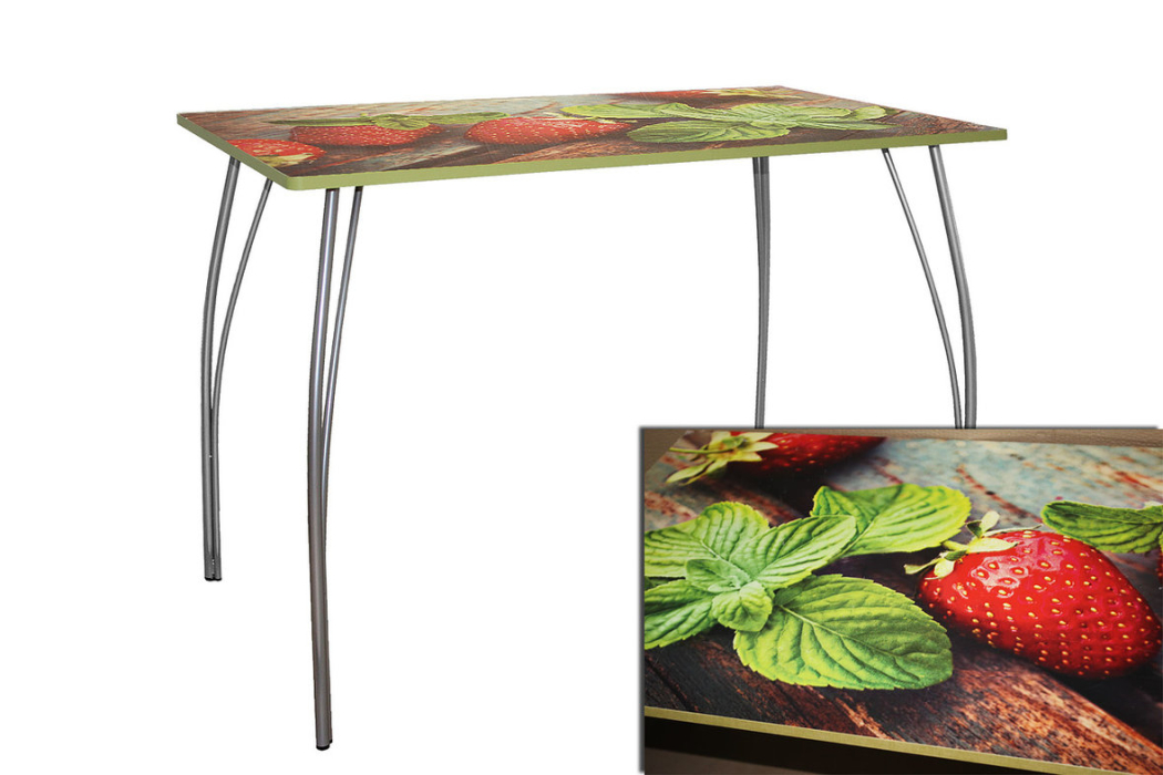 Обеденные столы, Стол обеденный с мет.ногами 900/600