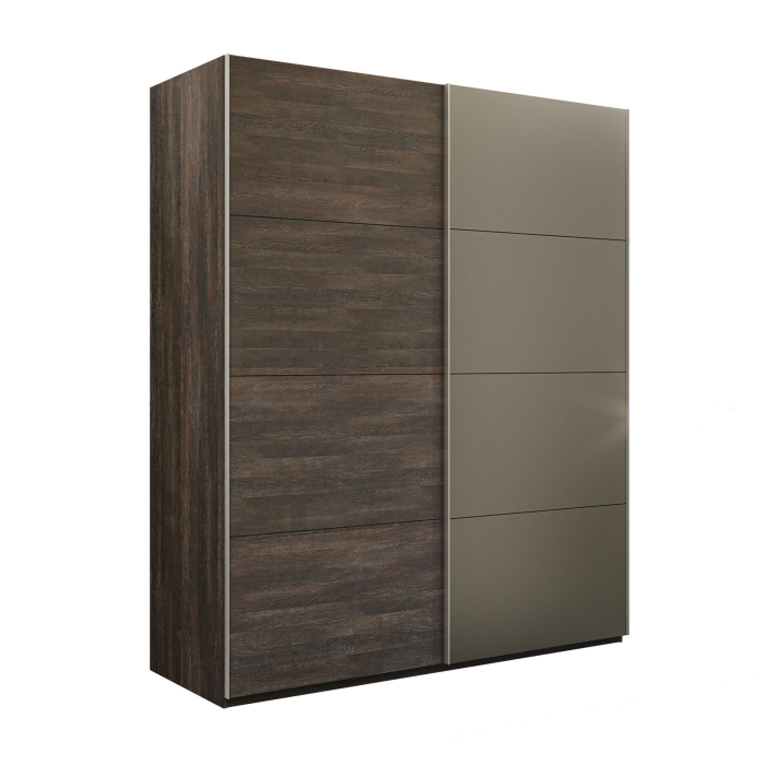 Шкафы-купе 2-х дверные, Шкаф-купе Эста 2-х дверный ДСП/Стекла хаки/Доводчик 200х66х240