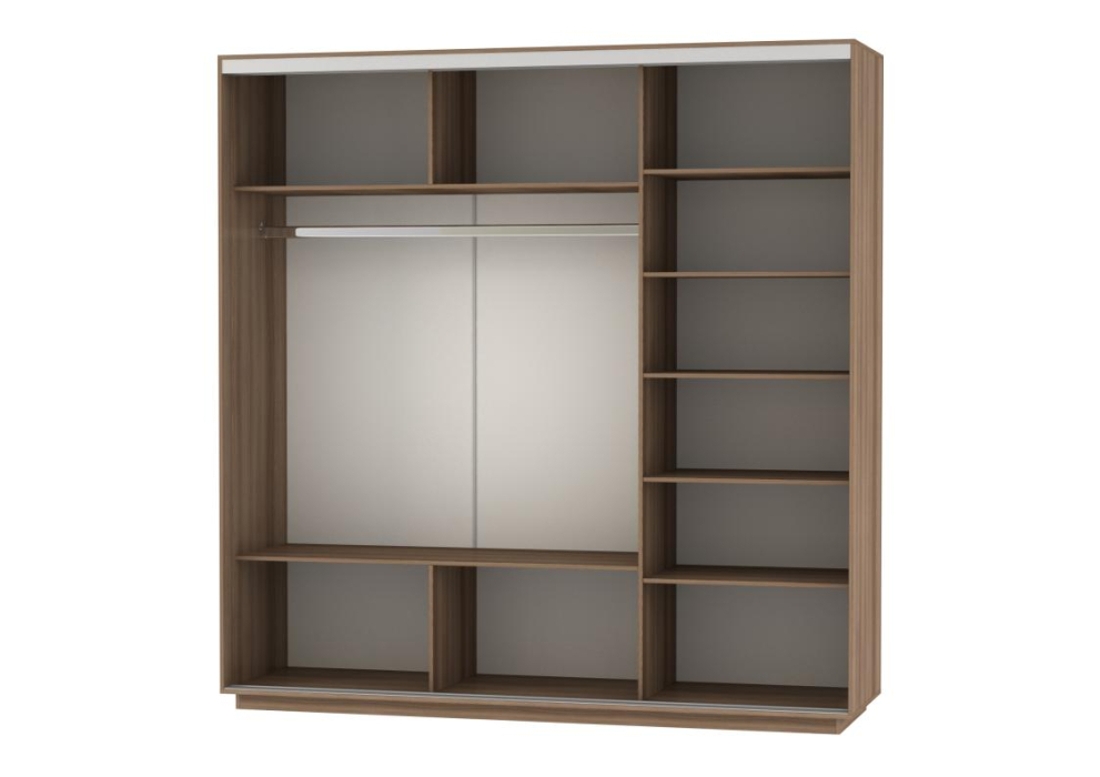 Шкафы-купе, Шкаф-купе Экспресс Экспенс трио 2400 x 2100 x 600