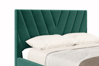 Кровать Палермо 1400, велюр