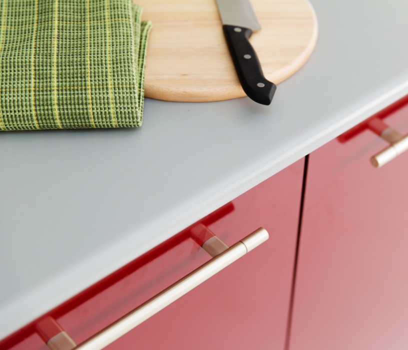 Кухонные гарнитуры, Кухня Элен Белый / Бордо 1,7 м