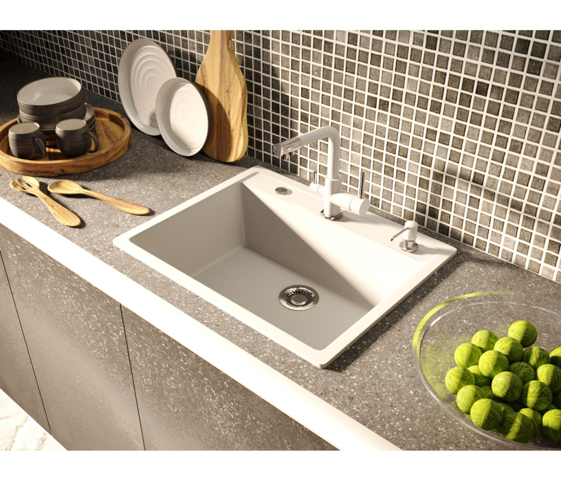 Кухонные мойки, Гранитная мойка EMQ-1640.Q