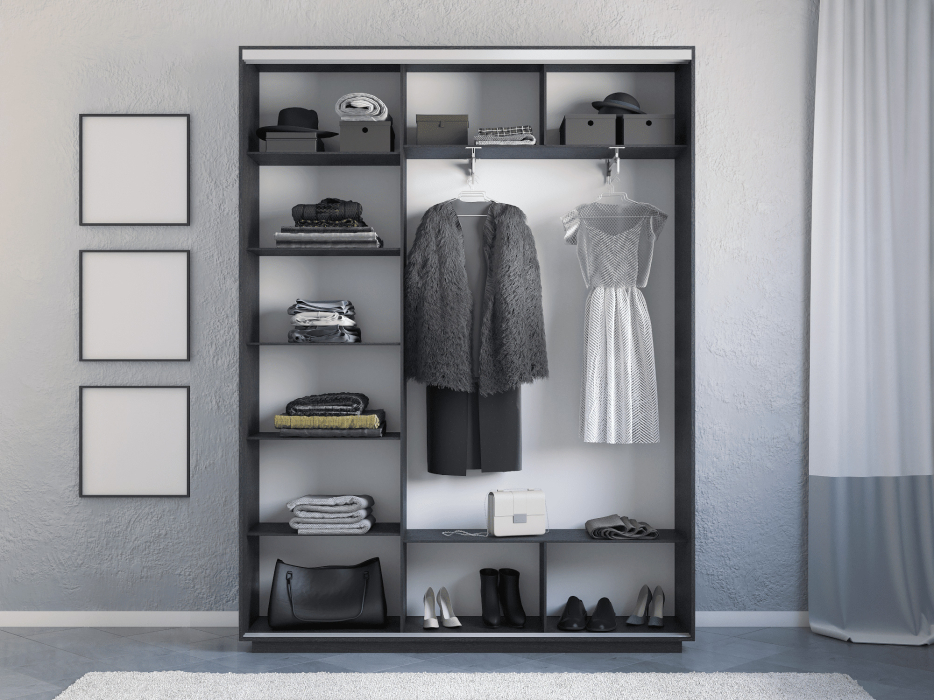 Шкафы-купе 3-х дверные, Шкаф-купе Экспресс 3-х дверный Фотопечать Квадрат Стекла 180х45х240