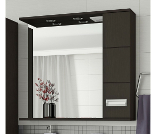 Зеркало-шкаф Francesca Avanti  Кубо 80 2С правый