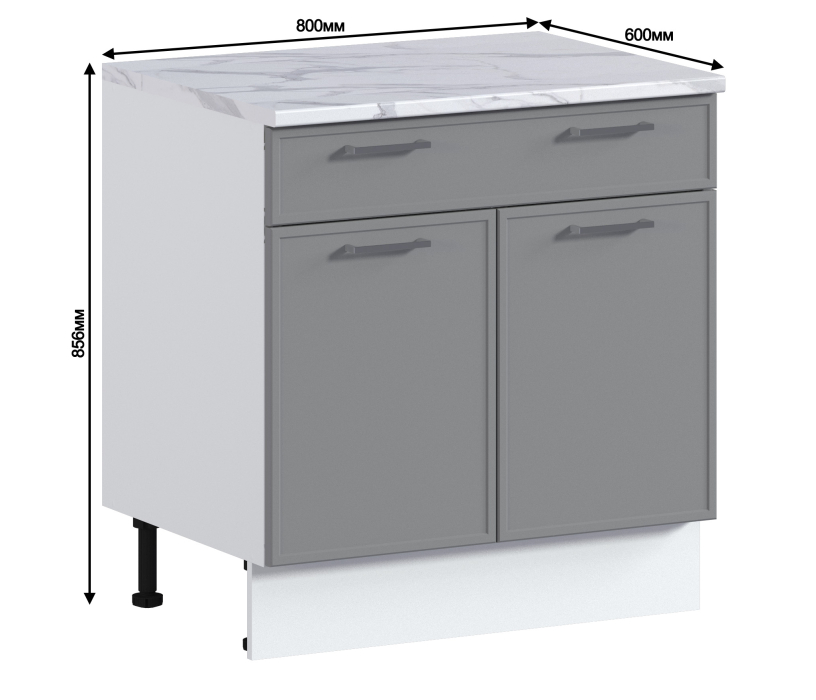 Мюнхен, Мюнхен стол 1 ящ, 2 дв, 80х86 см