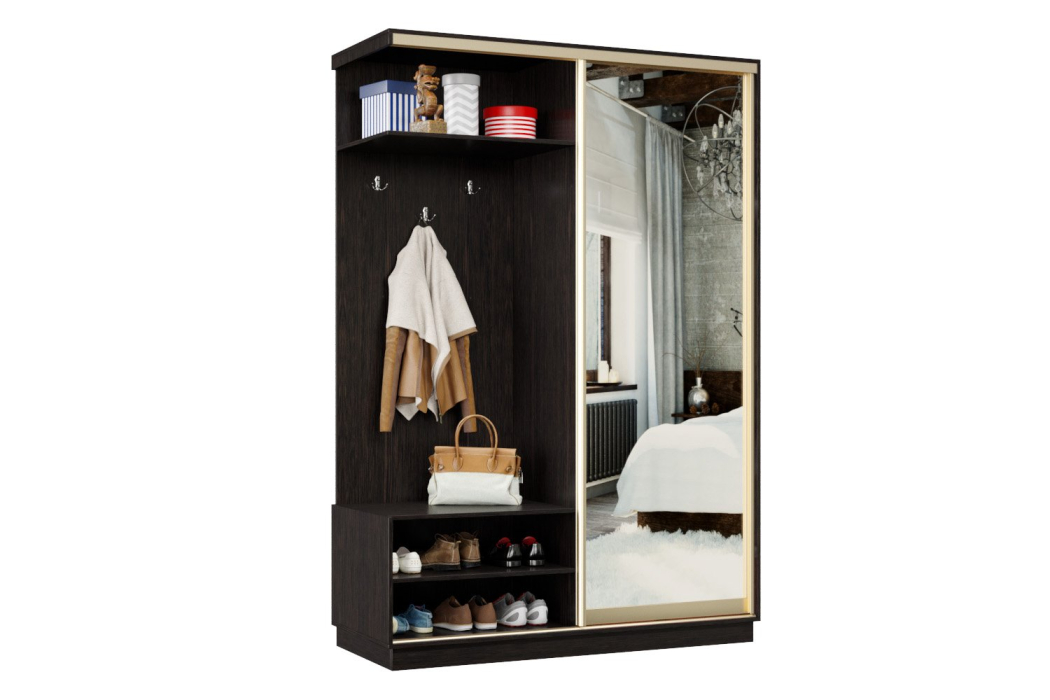 Шкафы-купе, Прихожая-купе Премьер 01 Венге