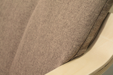 Кресло Эльба (Чехол без подголовника) Натурал — темнобежевый