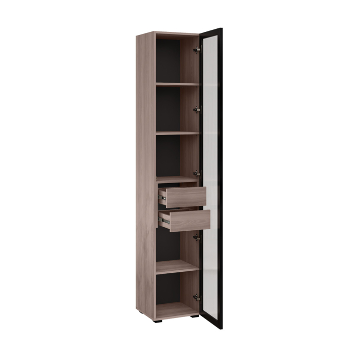 Стеклянные, Шкаф-витрина Роквуд 16.322.04