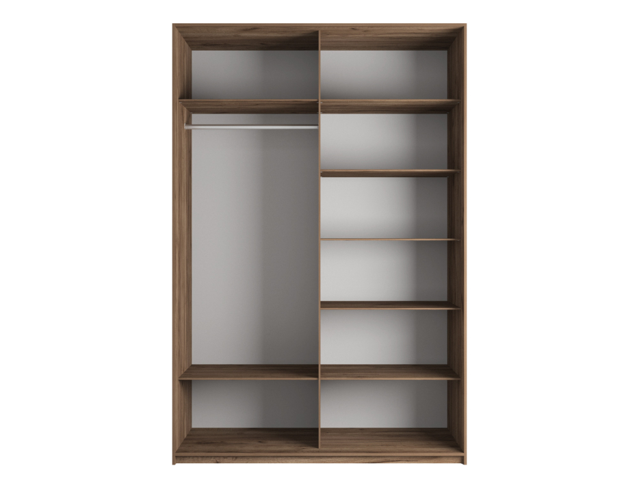 Шкафы-купе 2-х дверные, Шкаф-купе Эста 2-х дверный Стекла фисташка/Доводчик 160х66х240