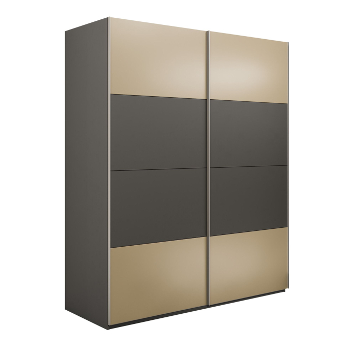 Шкафы-купе 2-х дверные, Шкаф-купе Эста 2-х дверный ДСП/Стекла фисташка/Доводчик 180х66х240