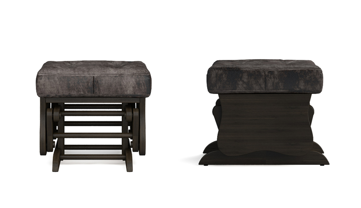 Пуфы, Пуф-качалка Джильо Дуб венге — темносерый