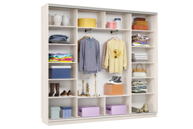 Шкаф-купе Премьер Лайт 57 (11;11;11) трехдверный