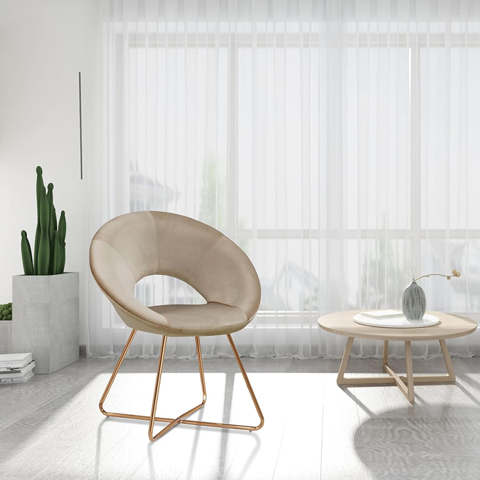 Стулья, Комплект стульев Refuge, золотой (Комплект 4 шт)