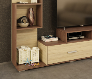 ЛДСП Гостиная ПЕКИН Ясень Шимо