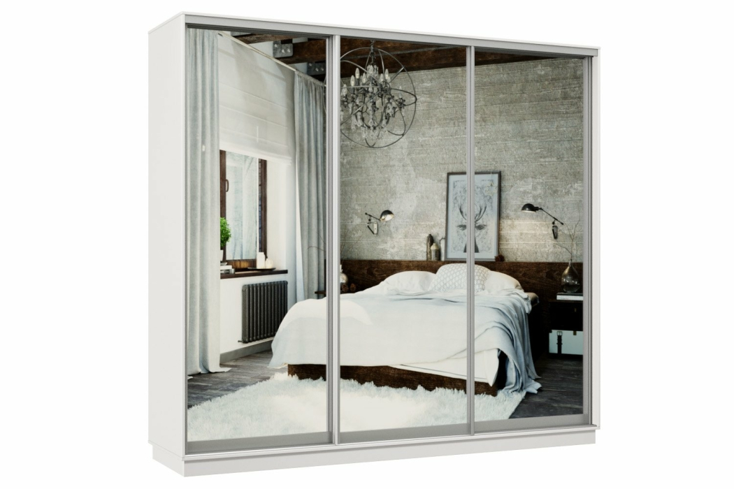 Шкафы-купе, Шкаф-купе Премьер 57 белый