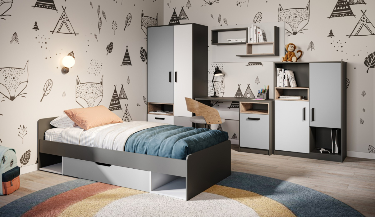 Квадро, антрацит, шиншилла, белый