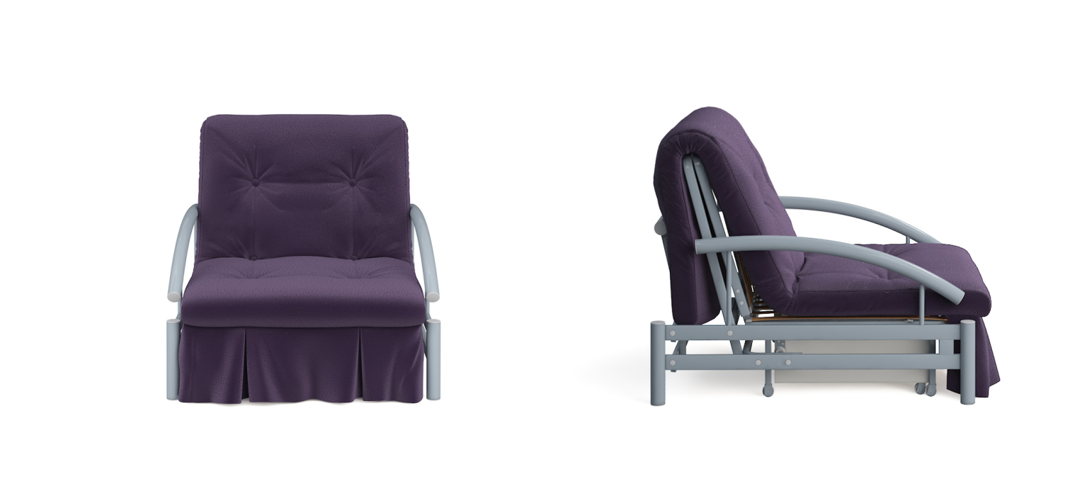 Кресла-кровати, Кресло-кровать Роджер Комфорт фиолетовый
